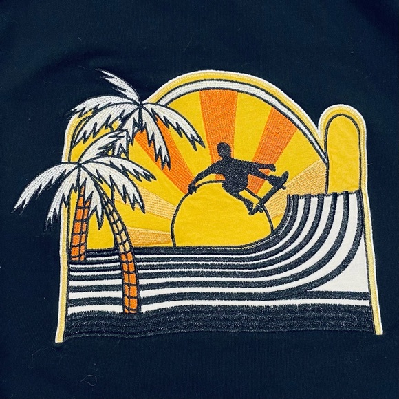 Stella McCartney Kids Hoodie Boys 14 Girls Skater Cotton Hooded Sweatshirt Black - Picture 5 of 5